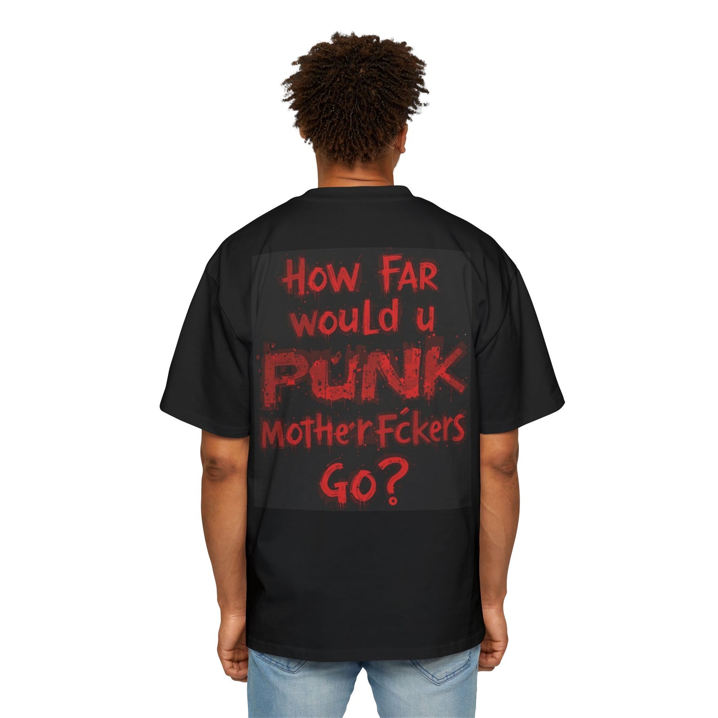 GrooveThreadz Oversized Punk T-Shirt